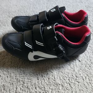 Peloton Black and Red Cycling Sneakers